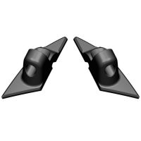 Montážní adaptér BS822B zrcátka do kapotáže - Ducati Panigale V4 a další, černý